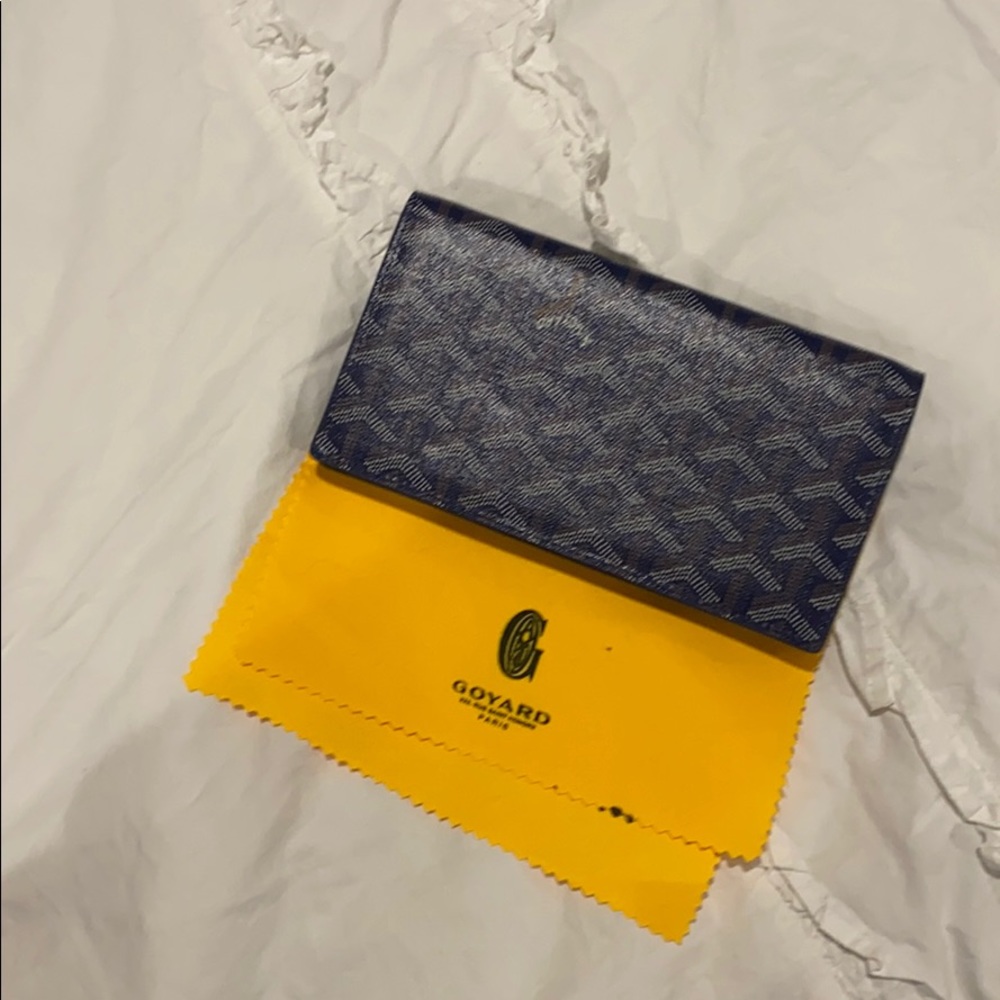 Goyard blue wallet